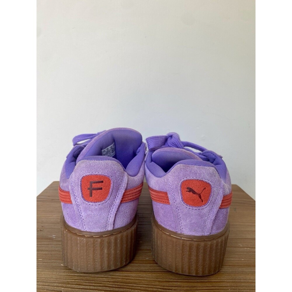 Fenty x Puma Creeper Phatty Lavender Burnt Red Gum sneakers US Womens 10 Rihanna - Picture 3 of 7
